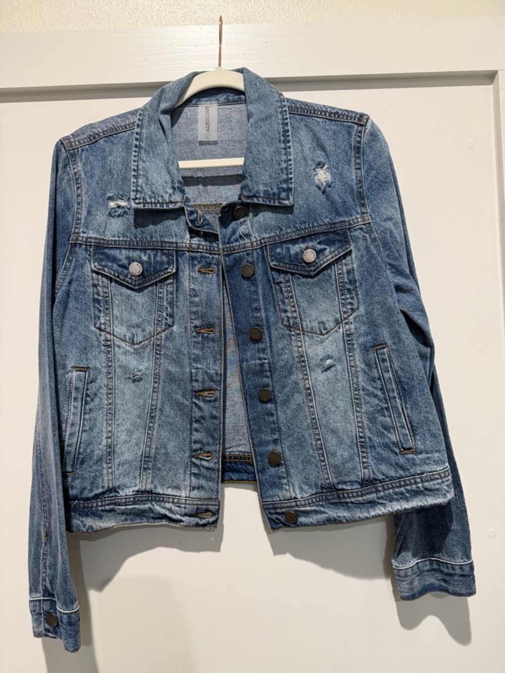 Classic Blue Denim WIFEY Jacket - Women